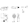 Смеситель LEMARK KARELIA LMF-2022S-BN для ванны